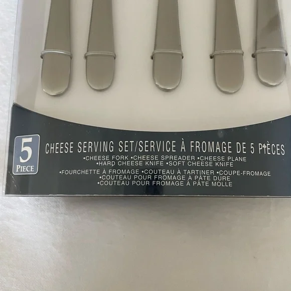 Cheese Serving Set, 5 Pieces “New” - Picture 2 of 3
